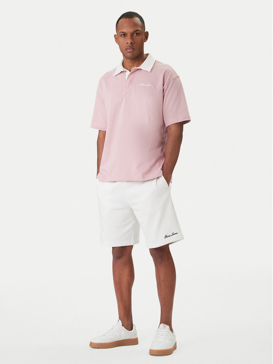 Guess Jeans Guess Jeans Sportske kratke hlače M6GD49 KCPR1 Bijela Regular Fit