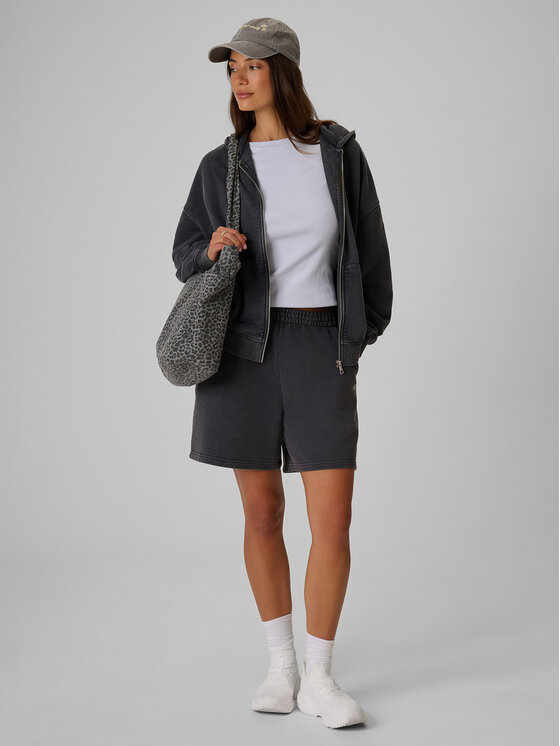 4F 4F Bluza FOB SUMMER Czarny Oversize