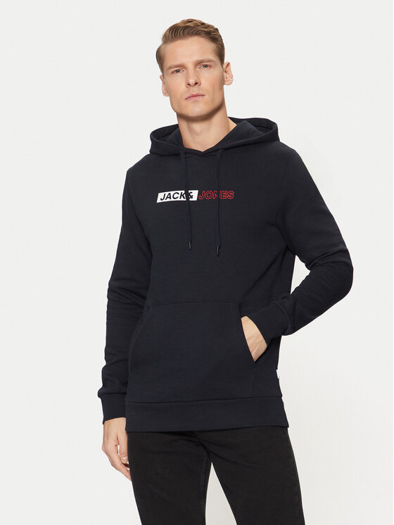 Jack&Jones Jack&Jones Pulóver 12233599 Sötétkék Regular Fit