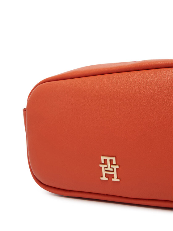 Tommy Hilfiger Tommy Hilfiger Дамска чанта Th Logotape Camera Bag AW0AW18741 Оранжев