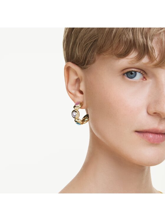 Swarovski Swarovski Kolczyki Gema 5737444 Złoty