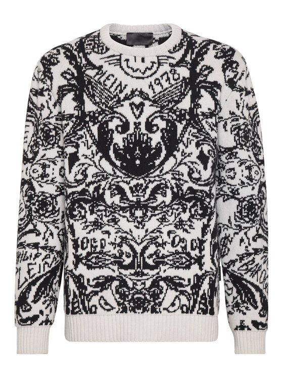 PHILIPP PLEIN PHILIPP PLEIN S dlouhým rukávem 2261 Bílá Regular Fit