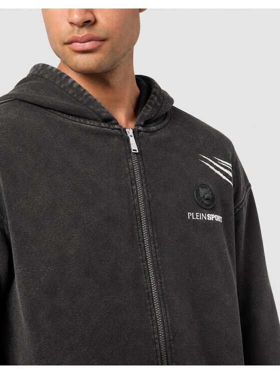 Plein Sport Plein Sport Felpa 32332 Nero Athletic Fit