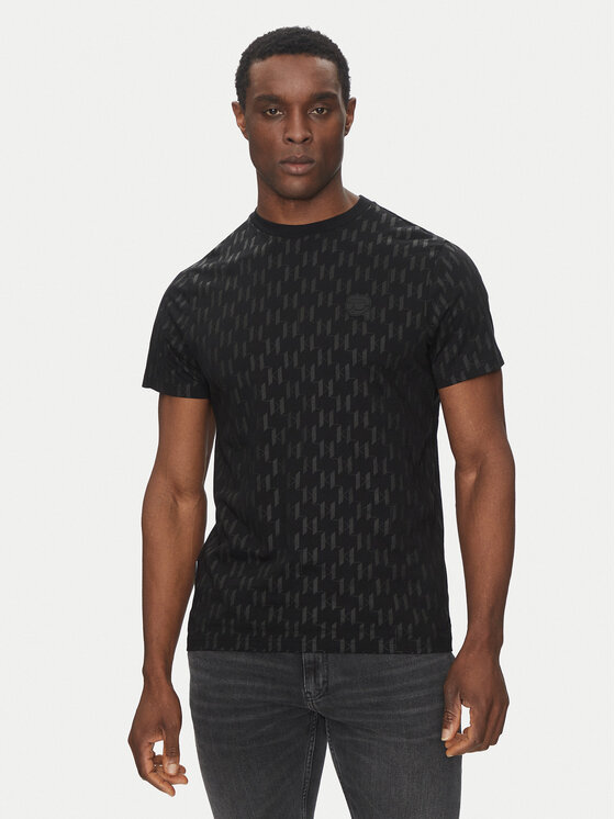 KARL LAGERFELD KARL LAGERFELD T-shirt 755074 552251 Crna Regular Fit