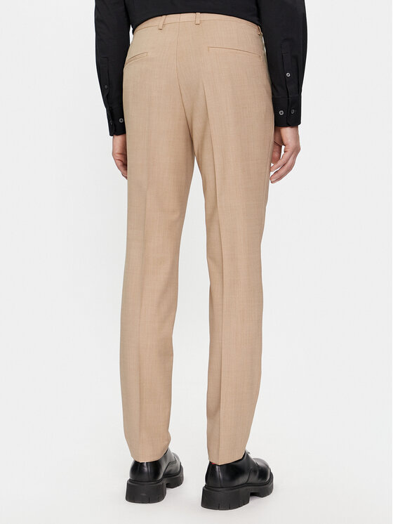 HUGO Hugo Anzug Hesten 50509390 Beige Extra Slim Fit