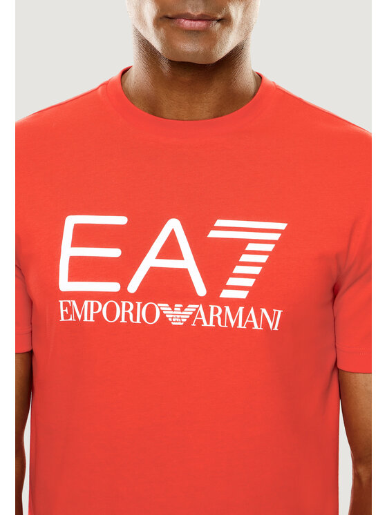 EA7 Emporio Armani EA7 Emporio Armani T-shirt 7M001412 AF22264 Rosso Casual Fit