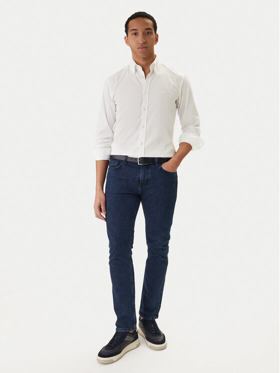 BOSS BOSS Košulja Rickert 50553001 Bijela Regular Fit