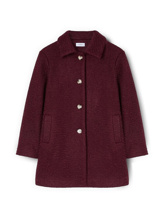 Motivi Motivi Cappotto invernale 0080W000118N036 Bordeaux Regular Fit