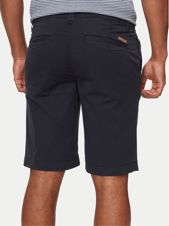 Baldessarini Baldessarini Šortky z materiálu B1 16939/000/2402 Tmavomodrá Regular Fit