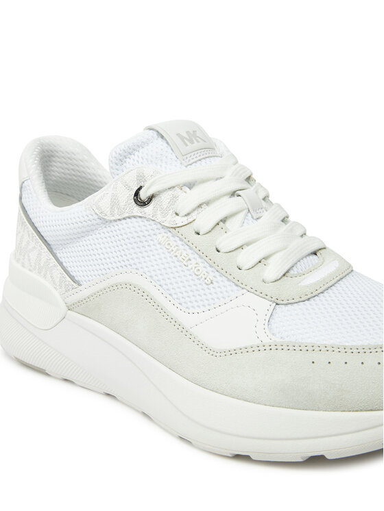MICHAEL Michael Kors MICHAEL Michael Kors Сникърси Trevor Mixed-Media Trainer 42F4TRFS7D Бял