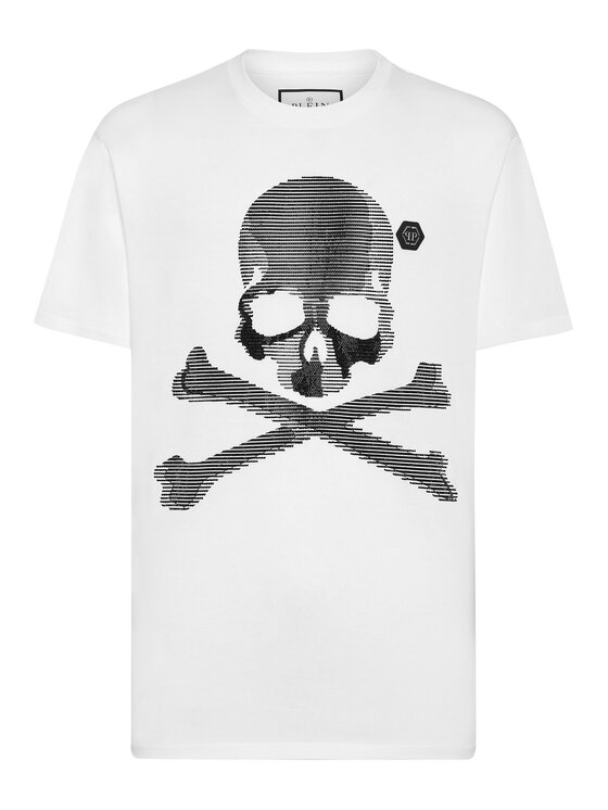 PHILIPP PLEIN PHILIPP PLEIN T-shirt 1873 Bianco Regular Fit