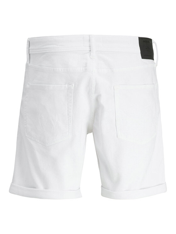 Jack&Jones Jack&Jones Дънкови шорти Rick 12274985 Бял Regular Fit