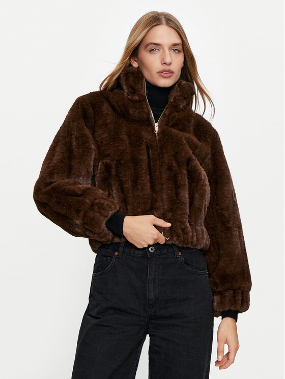 Liu Jo Liu Jo Шуба WF4223 E0946 Коричневий Regular Fit