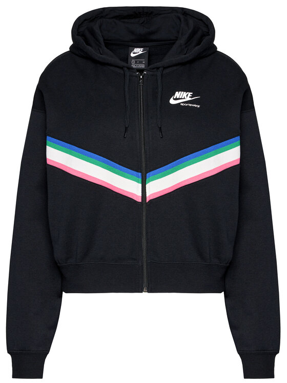 Nike Nike Felpa Nsw Heritage CU5902 Nero Loose Fit