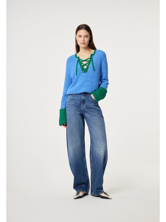 Fabienne Chapot Fabienne Chapot Sweter 6037-1769-172 Niebieski jasny