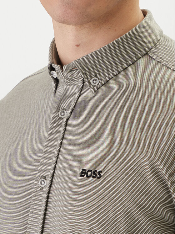 BOSS BOSS Košile ST Motion 50555946 Khaki Regular Fit