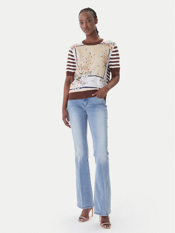 Liu Jo Liu Jo T-shirt WA6386 MS49I Marrone Regular Fit