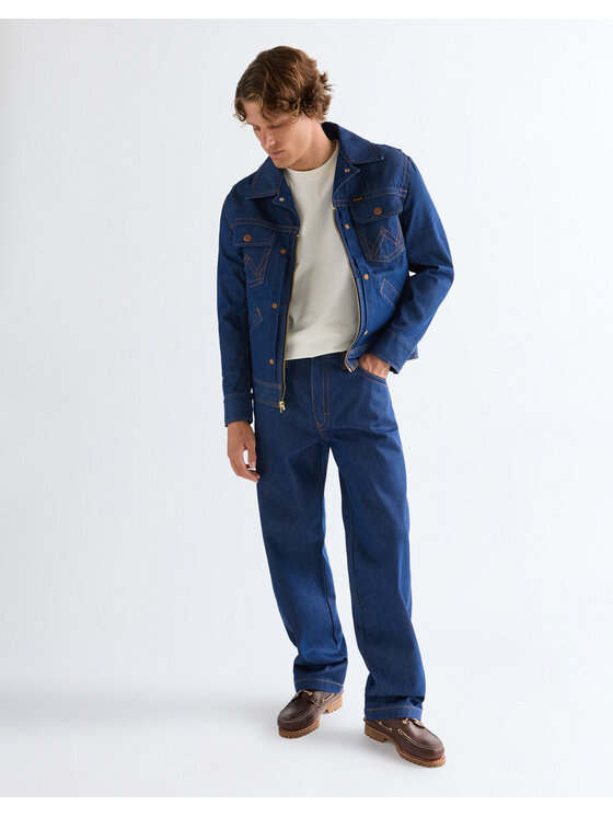 Wrangler Wrangler Jeansy SUPERJEANS Niebieski Loose Fit
