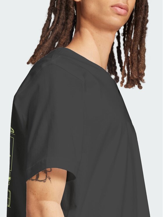 adidas adidas T-Shirt 158469 Szary Loose Fit