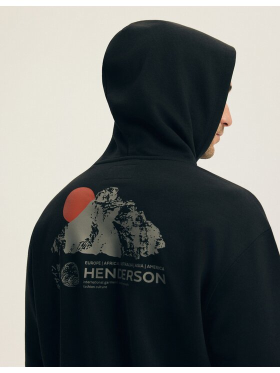 Henderson Henderson Bluza 43495 Czarny Regular Fit