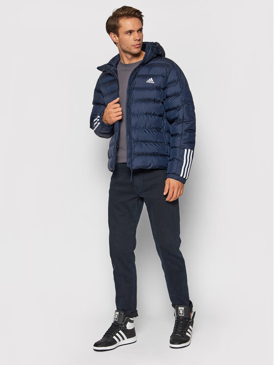adidas adidas Prijelazna jakna Itavic 3-Stripes GT1686 Tamnoplava Regular Fit
