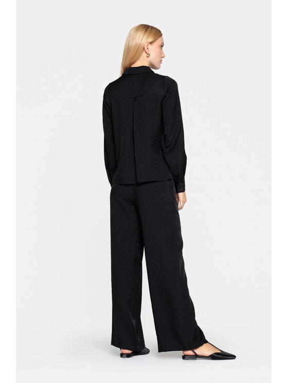 EMOI EMOI Koszula czarna damska Czarny Feminine Fit