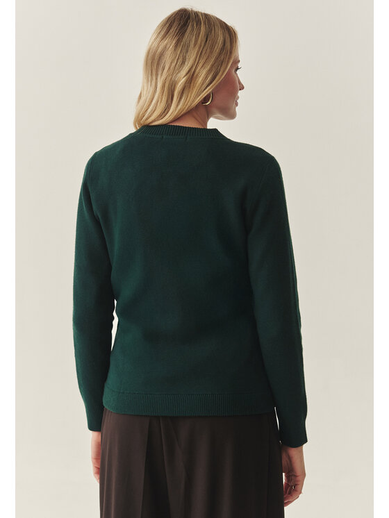 TATUUM TATUUM Sweter KADEKO Zielony Fitted Fit