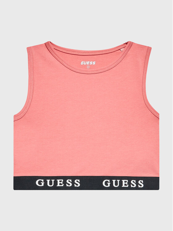 Guess Guess Felső J2YI34 KABR0 Rózsaszín Slim Fit