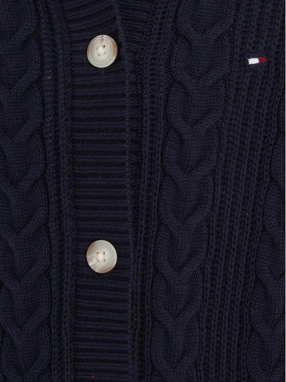 Tommy Hilfiger Tommy Hilfiger Кардиган KG0KG07628 Тъмносин Regular Fit