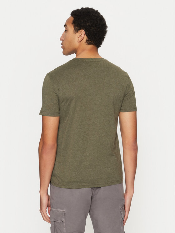 Tommy Jeans Tommy Jeans T-Shirt Jaspe DM0DM20363 Zielony Slim Fit