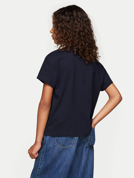 Tommy Hilfiger Tommy Hilfiger Marškinėliai KG0KG08357 M Tamsiai mėlyna Regular Fit
