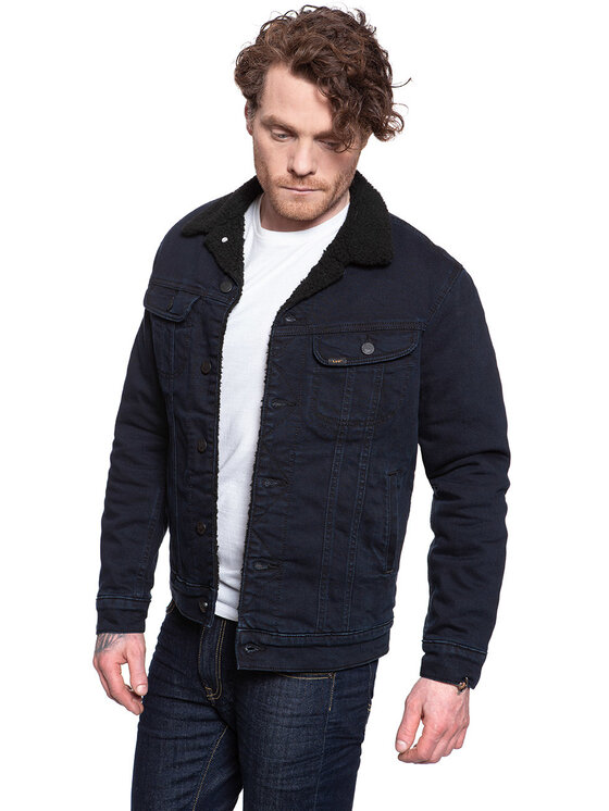 Lee Lee Giacca di jeans SHERPA JACKET Blu Regular Fit