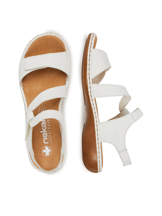 Rieker Rieker Sandalen 659C7-80 Weiß