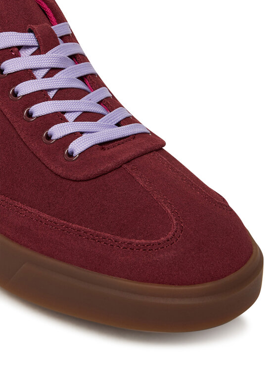 Calvin Klein Calvin Klein Сникърси Low Pro Cups Lace Up Sue Mix Mg HW0HW02683 Бордо