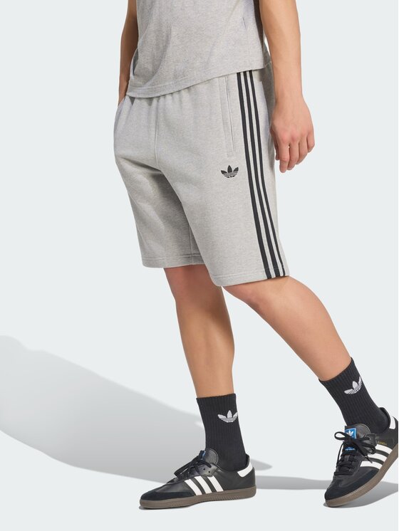adidas adidas Спортивні шорти 3-Stripes Shorts KE4108 Сірий Regular Fit