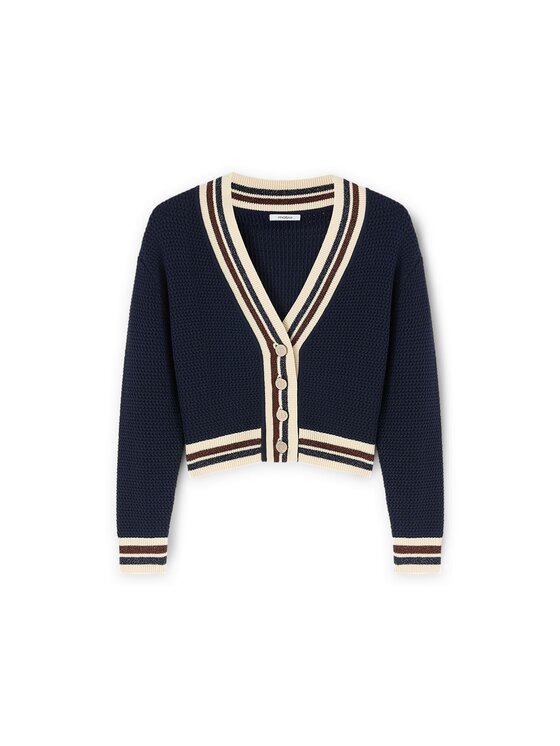 Motivi Motivi Cardigan M437W003533N034 Blu Regular Fit