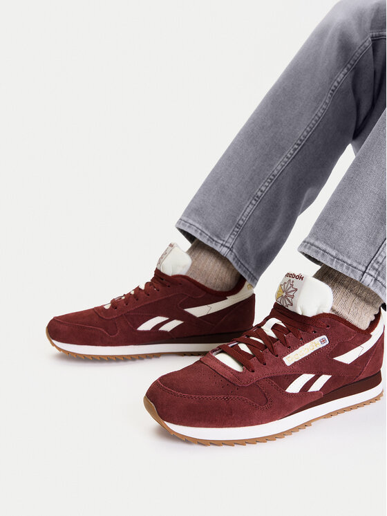 Reebok Reebok Сникърси EO-CLASSIC LEATHER RIPPLE 100279098 Бордо