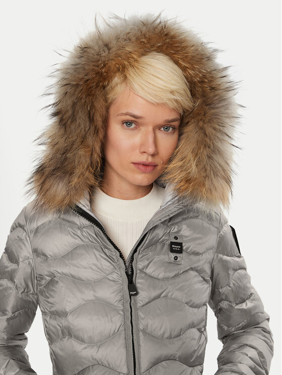 Blauer Blauer Daunenjacke 24WBLDC03048 Grau Regular Fit