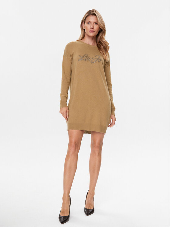 Liu Jo Liu Jo Vestito di maglia MF3366 MS14G Marrone Regular Fit