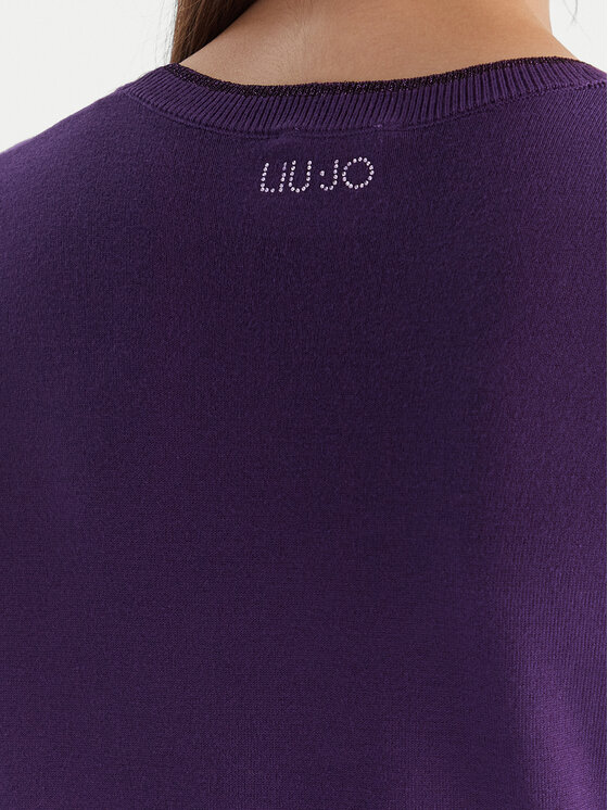 Liu Jo Liu Jo Pulover MF5226 MS49I Vijolična Regular Fit