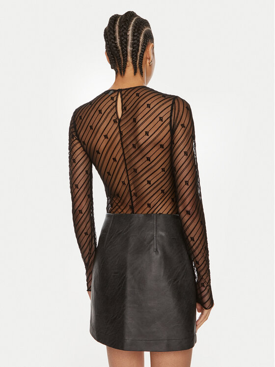 Elisabetta Franchi Elisabetta Franchi Body BO-004-46E2 Czarny Regular Fit