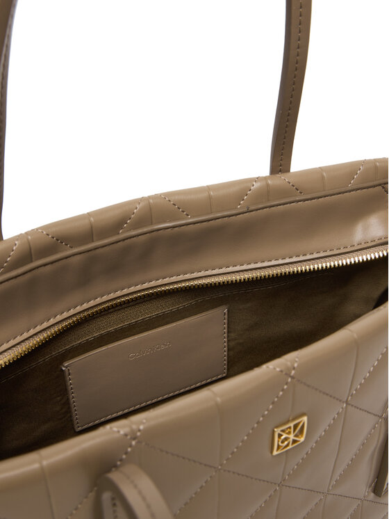 Calvin Klein Calvin Klein Сумка Quilted Small Tote LV04F3325G Бежевий