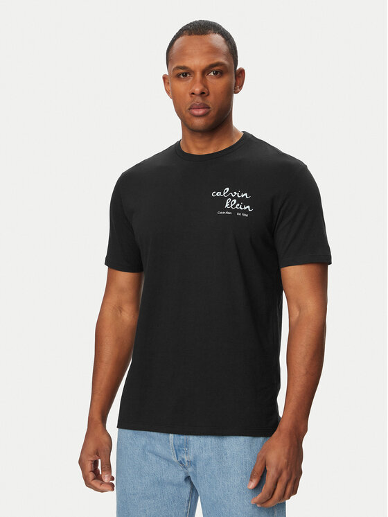 Calvin Klein Jeans Calvin Klein Jeans T-Shirt LV04RG837G Černá Regular Fit