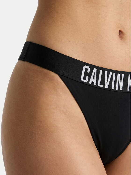 Calvin Klein Swimwear Calvin Klein Swimwear Bikini partea de jos LV00Q61218 Negru