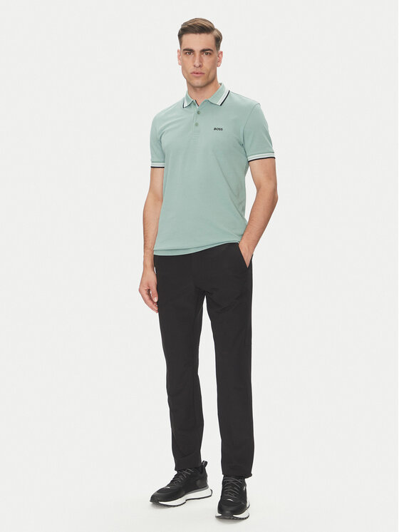 BOSS BOSS Polo Paddy 50469055 Zelena Regular Fit