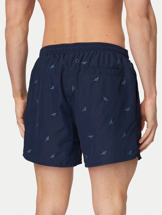 Aeronautica Militare Aeronautica Militare Szorty kąpielowe 261BW0232UCT04317 Granatowy Regular Fit