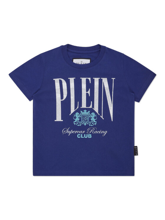 PHILIPP PLEIN PHILIPP PLEIN T-Shirt 28193 Błękitny Regular Fit