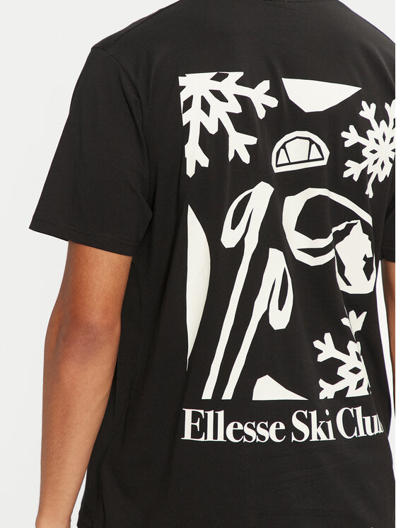 Ellesse Ellesse T-Shirt Skisetta Tee SHX20961 Czarny Regular Fit