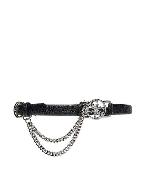 Guess Guess Ζώνη Γυναικεία W5RZ01 WGZ40 Μαύρο