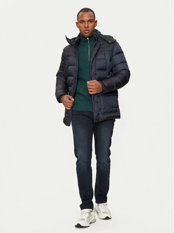 Geox Geox Giubbotto piumino Norwolk M4626A T3146 F1624 Blu scuro Regular Fit